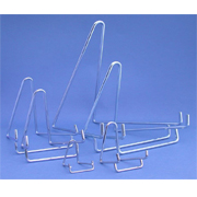 Chromed metal stands