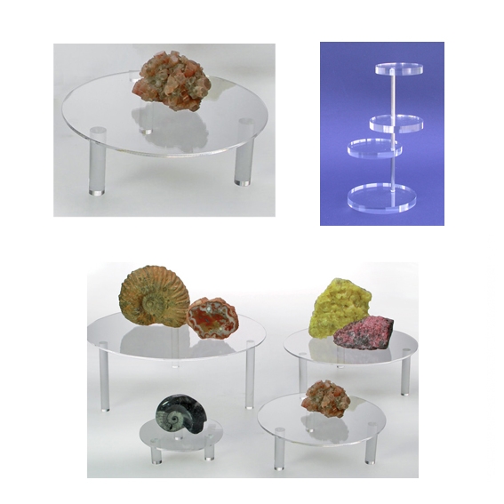 Round presentation displays