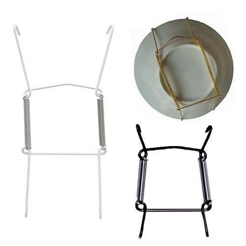 Plate wire hangers and stands