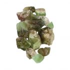 Calcite green raw, 1 kg.