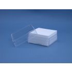 Plastic box 59 x 59 x 29 mm. white