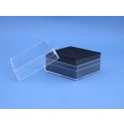 Plastic box 59 x 59 x 29 mm. black