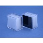 Gembox 28 x 28 x 19 mm. white and black
