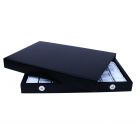 Gemstone case, 40 plastic boxes 28x28x19 mm.