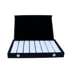 Gemstone case, 40 glass window boxes 30x30x17 mm.