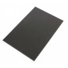 Foam inlay 300 x 200 x 5 mm. black without velvet top layer (can be cut to size)