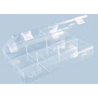 Plastic Box 335 x 225 x 55 mm. with 6 compartments