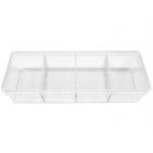 Plasic box 200 x 70 x 43 mm. with 4 compartments 