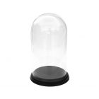Glass dome Ø 118 mm. / H 200 mm. + wooden base
