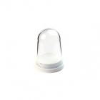 Plastic dome white base, small