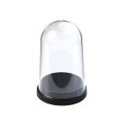 Plastic Dome, Black, Large