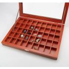 Luxury Wooden Showcase 395x305 mm. - 45 compartments