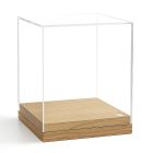 35388 Presentation box wood 120x120x130 mm. wooden base