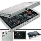 Alu. collection showcase 20 compartments