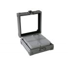 Alu. collection showcase 100x95 mm 1 compartment 4W