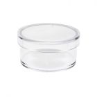 Round box Ø 46 mm, H 23 mm. 