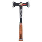 Black Eagle Double Bit Axe - Black Finisch with Leather Grip