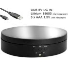 Draaiplateau Ø 135 mm. Zwart