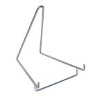 Chrome plated metal display stand 85x130x130 mm.
