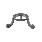 Small Sphere and Egg Stand Silver