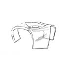 Reversible sphere display stand medium