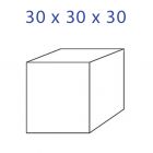 Acrylic Glass Cube 30 x 30 x 30 mm.