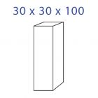 Acrylic Glass Column 30 x 30 x 100 mm.