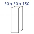 Acrylic Glass Column 30 x 30 x 150 mm.