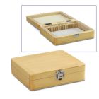 Wooden Microscope Slides Box for 25 Slides