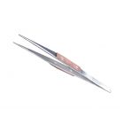 Soldering tweezers straight pointed 