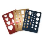 Aluminum Templates, Set of 3 pieces