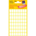 Self-adhesive labels, 13x8mm, white, 384 Pcs.