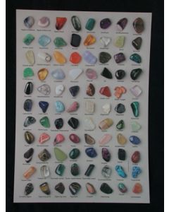Gemstone Card A4 laminated