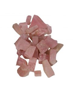 Pink quartz raw small, 1 kg.