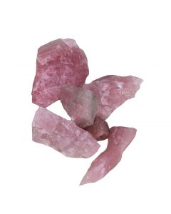 Pink quartz raw, 1 kg.