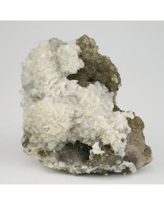Fluorite with Calcite, Dolomite and Pyrite - Mina Moscona, Spain