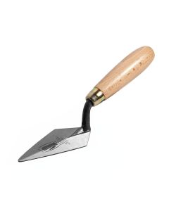 Archaeologists pointed Trowel with Wooden Handle 4-1/2"