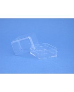 Plastic box 38 x 38 x 34 mm.