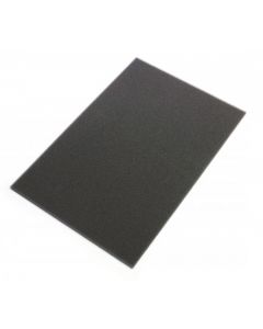 Foam inlay 300 x 200 x 5 mm. black without velvet top layer (can be cut to size)