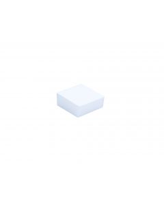 Foam inlay 25 x 25 x 11 mm., white for micromount boxes