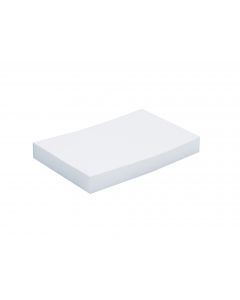 Foam inlay 77 x 48 x 12 mm. white