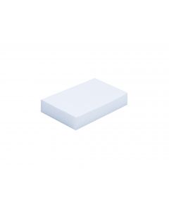 Foam inlay 54 x 35 x 11 mm. white