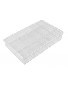 Plastic Box 105 x 170 x 32 mm. with 10 compartments