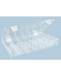 Vakkendoos 335 x 225 x 55 mm. met 24 vakken