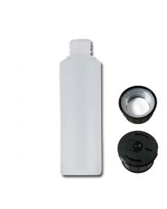 Liquid-tight Plastic Bottle 250 ml + Cap
