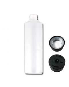 Liquid-tight Plastic Bottle 500 ml. + Cap