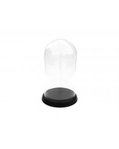 Glass dome Ø 103 mm. / H 178 mm. + wooden base