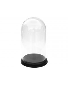 Glass dome Ø 118 mm. / H 200 mm. + wooden base