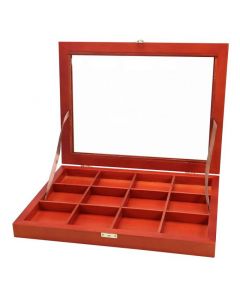 Luxury Wooden Showcase 395x305 mm. - 12 compartments
