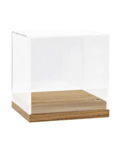 35389 Presentation box wood 156x156x167 mm. wooden base